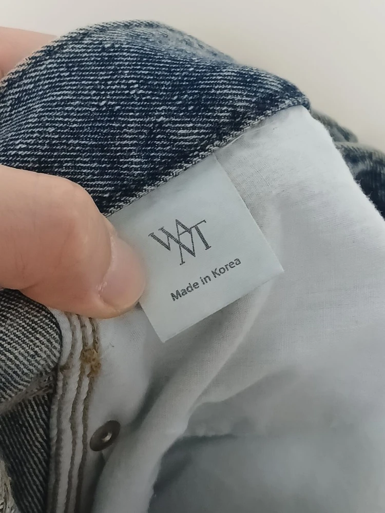 (M) WANT 원트 와이드 데님 청바지 이미지