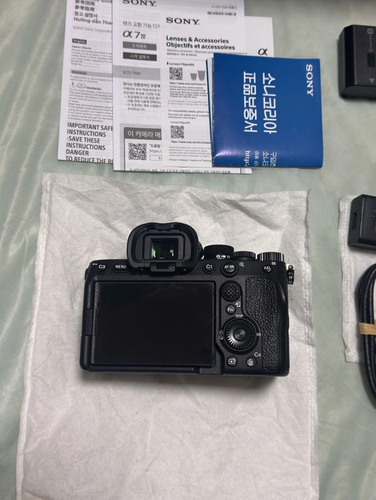 소니 민트급 a7m4+2470gm2(금계륵2)+악세사리 이미지