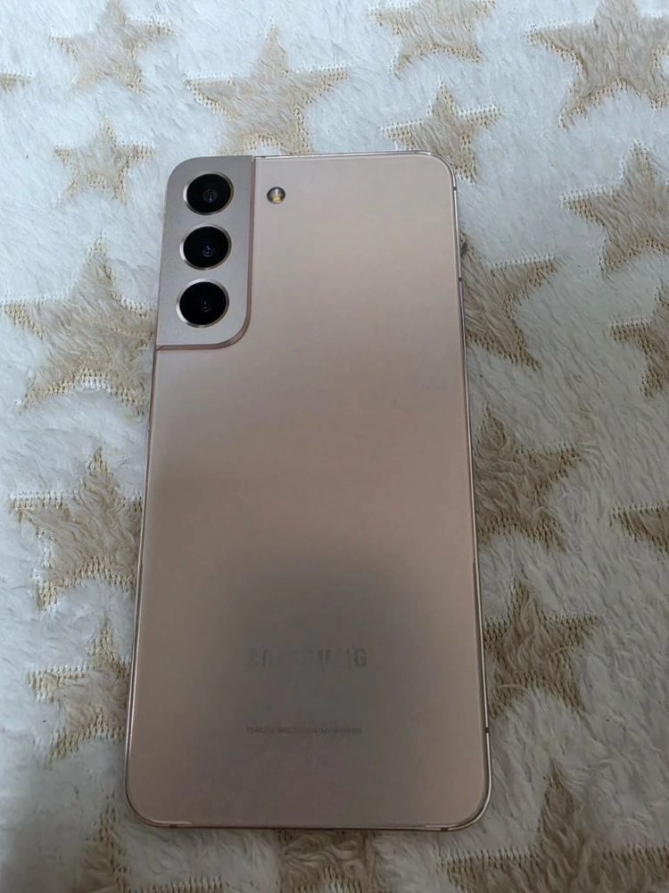 삼성갤럭시S22 .SM-S901N.256GB핑크골드..파손.잔상없음..우측하단테두리 찍힘자국있음(사진참고) 이미지