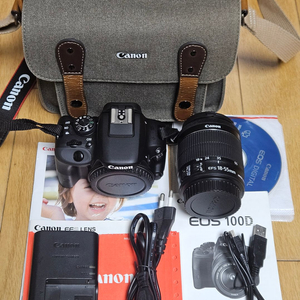 캐논 EOS 100D + EF-S 18-55mm F3.5-5.6 IS STM 판매합니다. 이미지