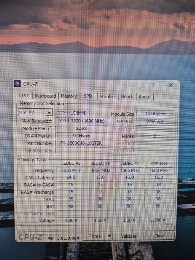 지스킬 ddr4 3200 16G 램 메모리 2개 팝니다 이미지