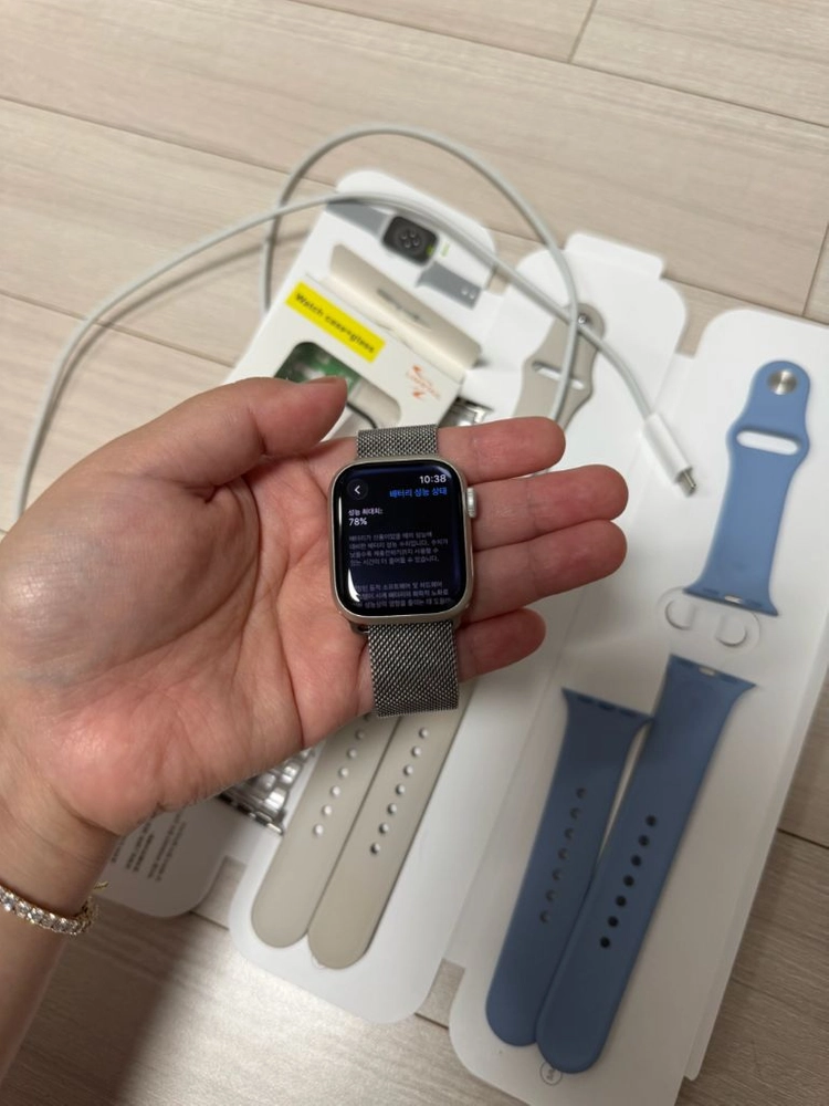 애플워치 7세대 스타라이트 41mm 이미지