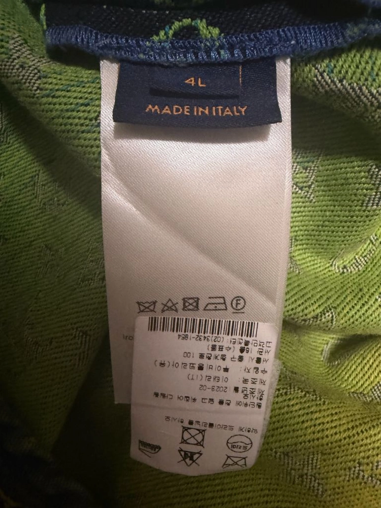 [4L/3XL] 루이비통 레인보우 모노그램 데님 반팔 셔츠 이미지