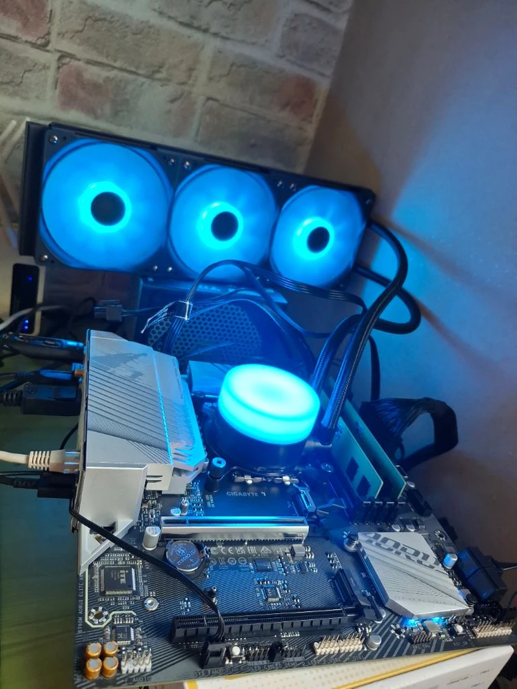 보증O,작동영상O) i7 13700K + 기가바이트 B760M Aorus Elite AX(WIFI,블루투스) 이미지