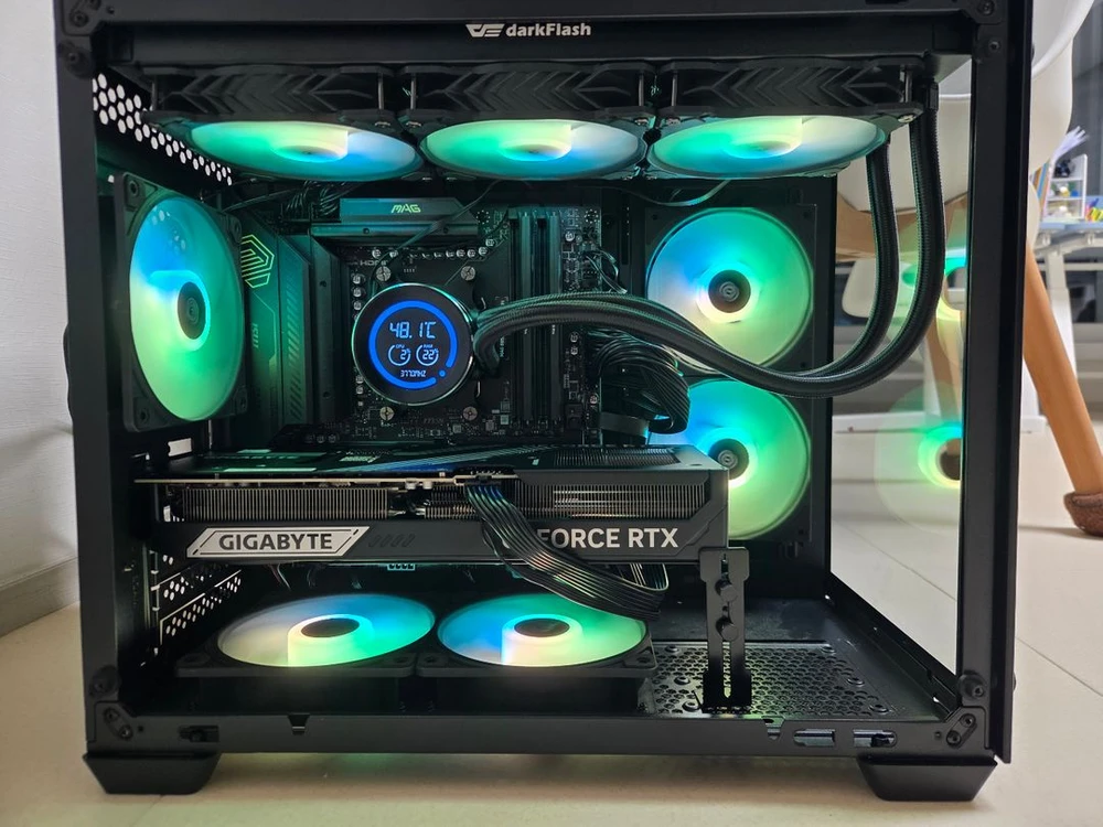 9800x3d, b850m wifi, rtx 5080 초고사양 본체 이미지