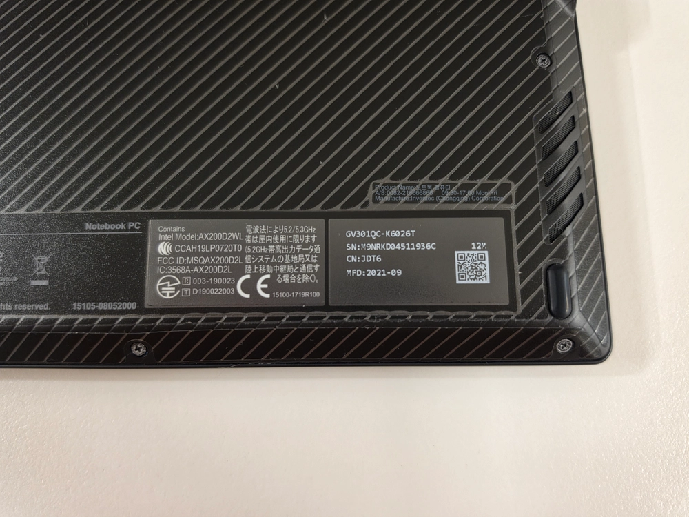 ASUS ROG Flow X13 GV301QC-K6026T 노트북 게이밍 이미지