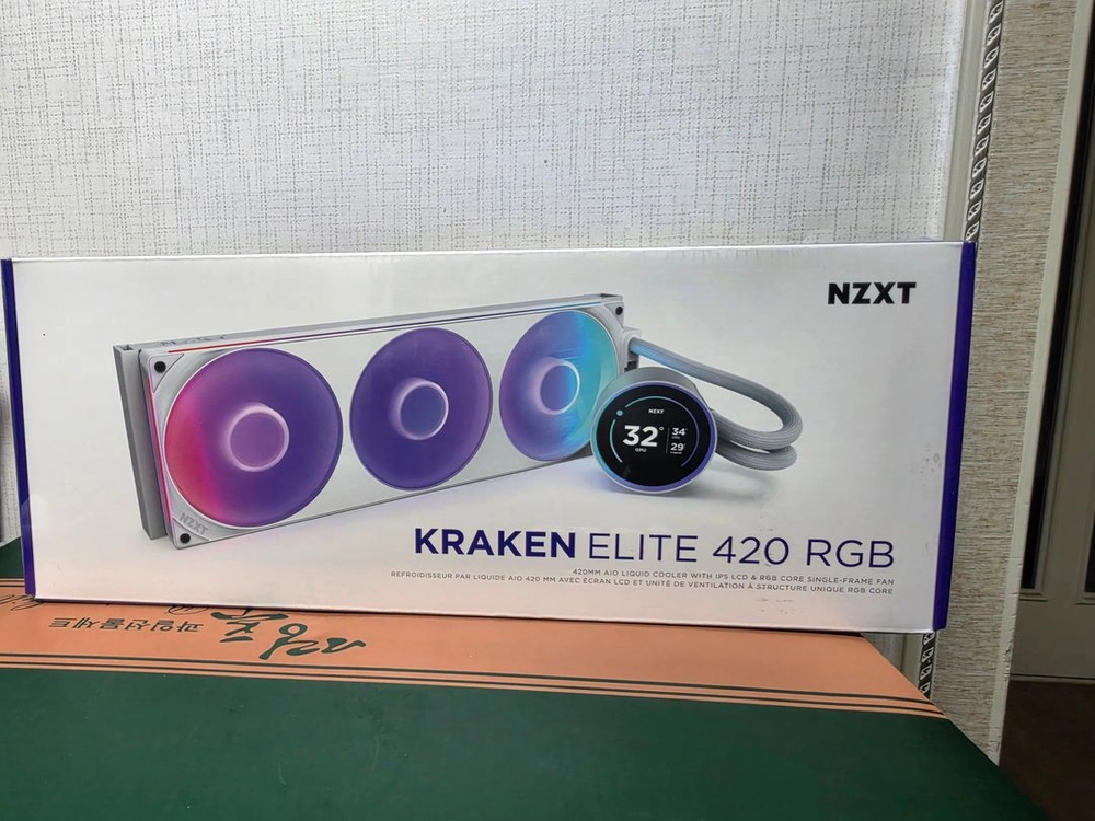 NZXT 크라켄 엘리트 420 RGB 화이트 미개봉 팝니다. 이미지