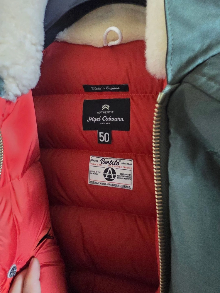 Nigel Cabourn Everest Parka Olive 50사이즈 이미지