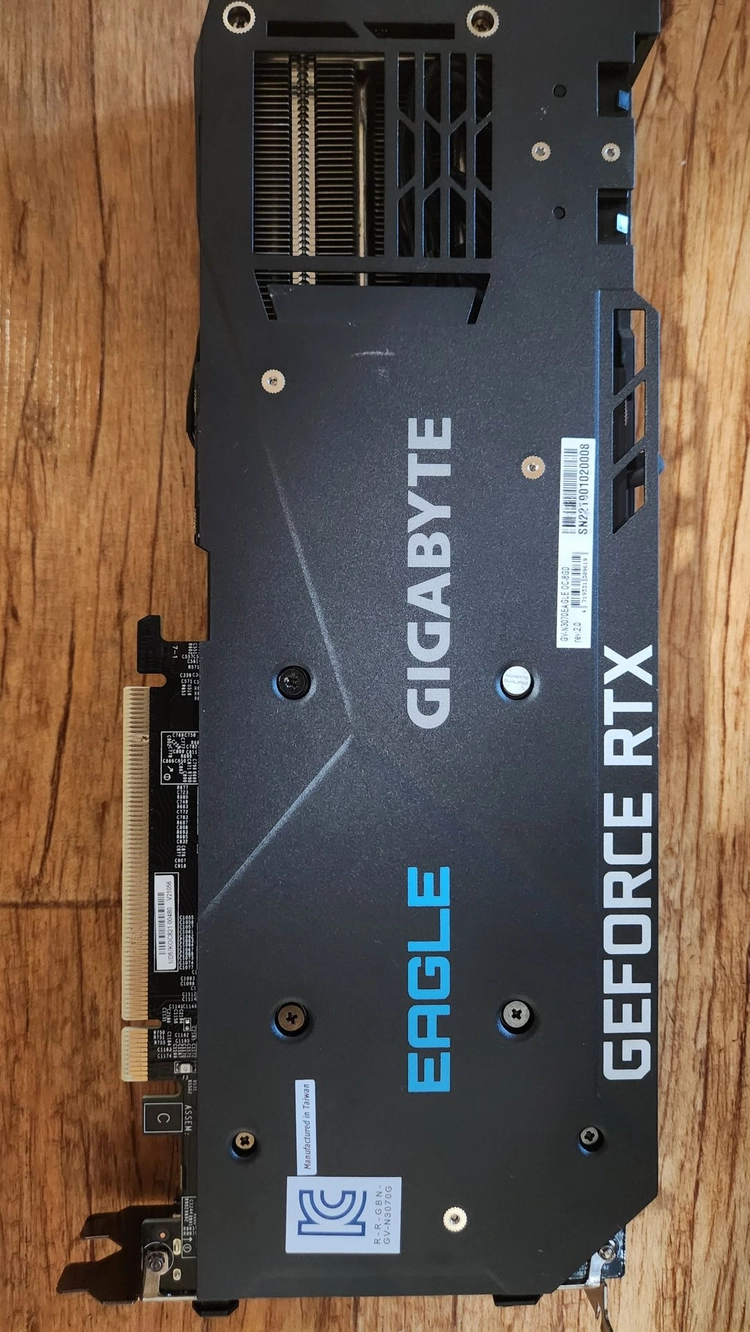 GeForce RTX 3070 EAGLE 8G 판매합니다. 이미지