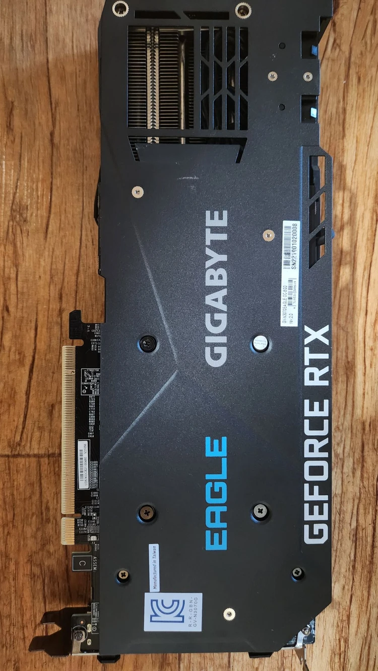 GeForce RTX 3070 EAGLE 8G 판매합니다. 이미지