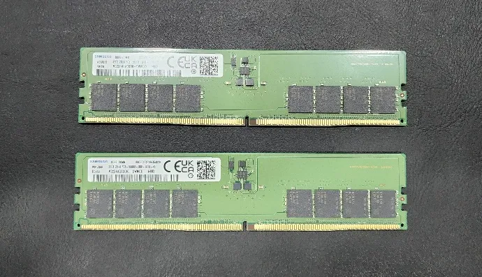삼성 DDR5 UDIMM 2Rx8 PC5 -5600B 32G 2개 이미지
