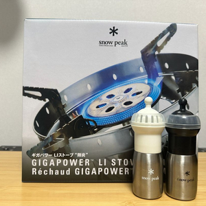 snowpeak 스노우피크 강염버너 새제품+후추소금통(중고) 일괄판매 이미지