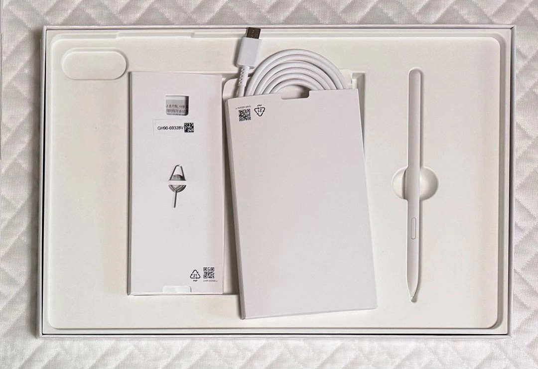 갤럭시탭s10 플러스 실버 256g wifi (풀박스) 이미지