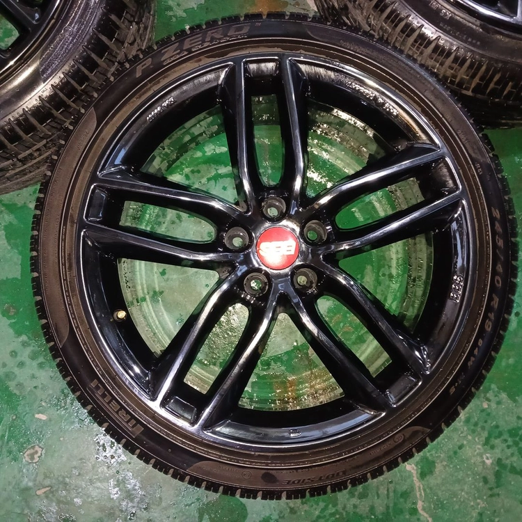 [명품] BBS SX 정품 블랙크롬 19인치 + 피렐리 타이어 세트 이미지