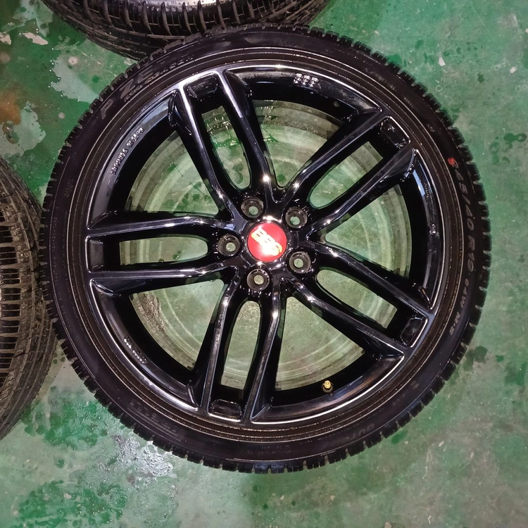 [명품] BBS SX 정품 블랙크롬 19인치 + 피렐리 타이어 세트 이미지