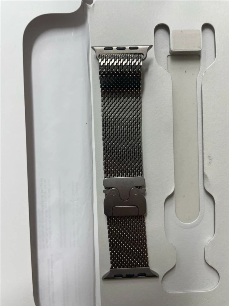 애플워치 티타늄 밀레니즈루프 내추럴 49mm M - 안심되는 중고거래