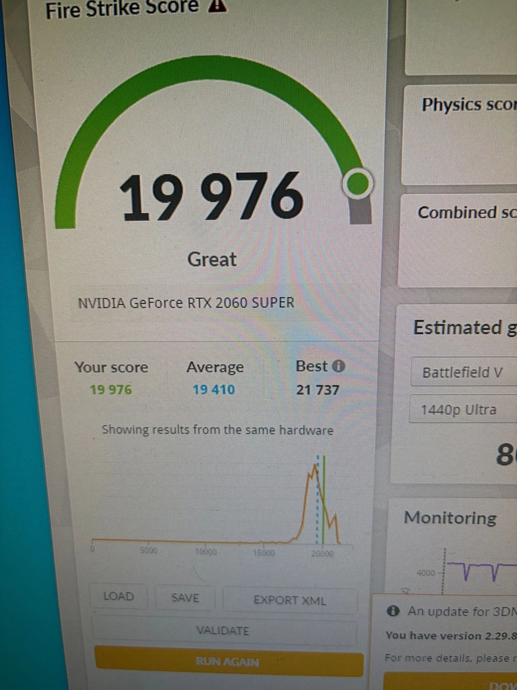 GALAX RTX 2060 SUPER 그래픽카드 이미지