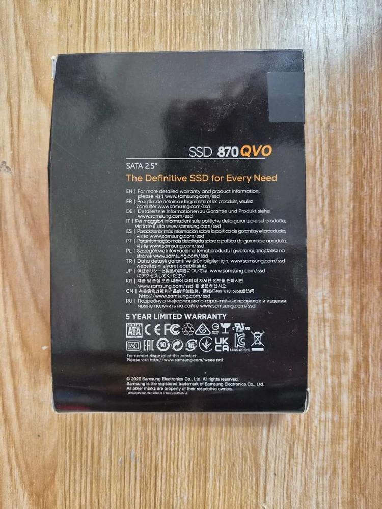 삼성 ssd 870 QVO 2T 이미지