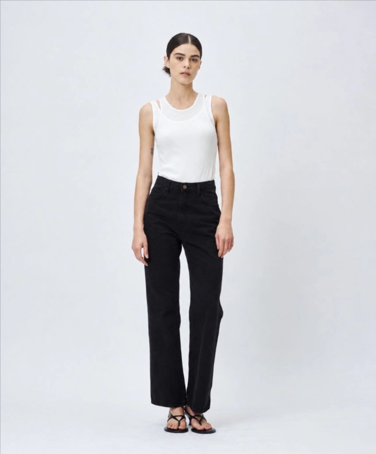 R2W Black high flare jeans 레투 청바지 / 블랙진 이미지