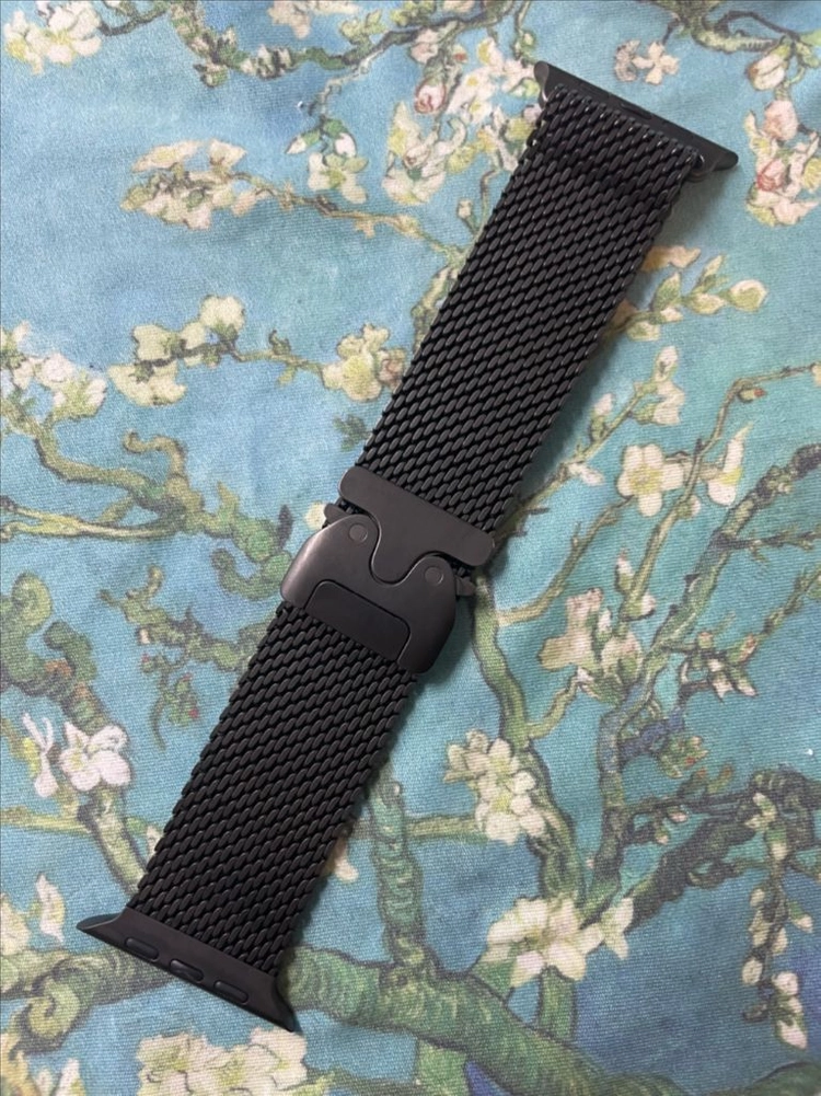 애플워치 티타늄 밀레니즈루프 블랙 49mm M SS급 - 안심되는 중고거래