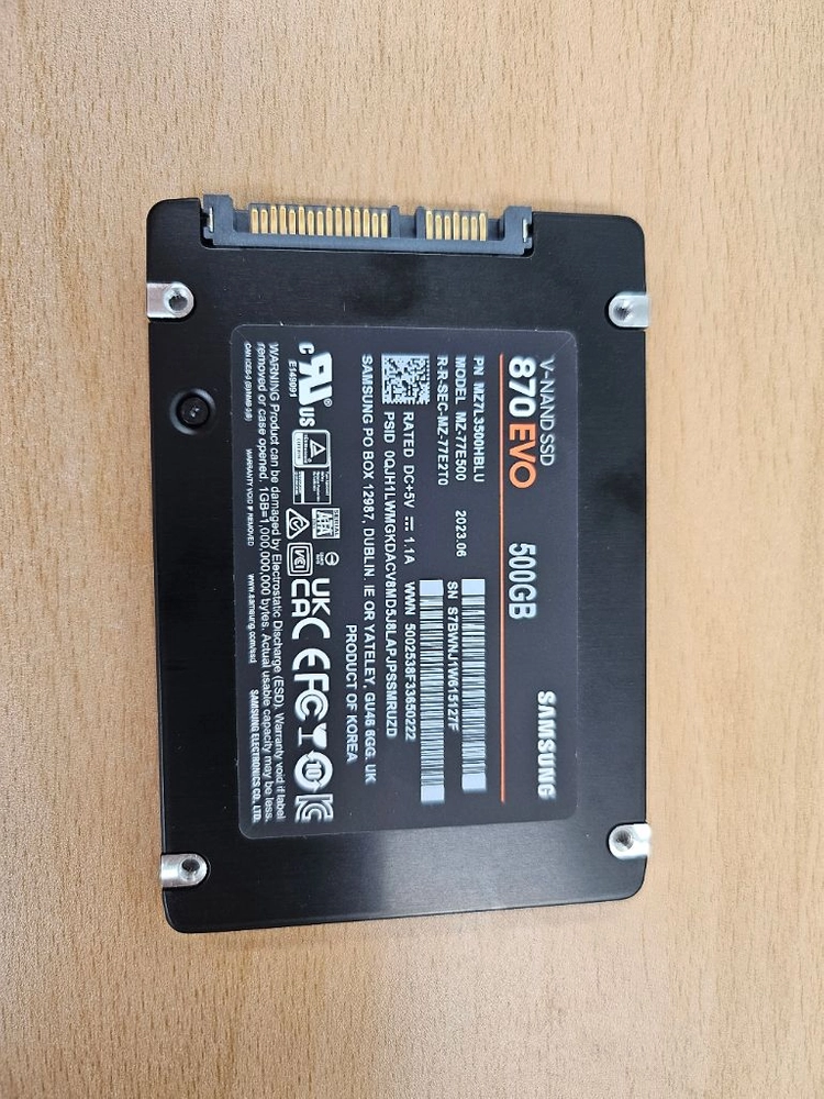 삼성 870 EVO SSD 500GB (2.5인치 SATA) 이미지