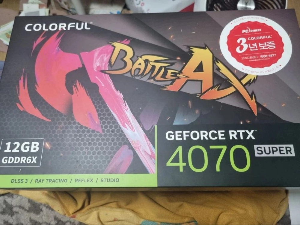 컬러풀 RTX 4070 SUPER 판매합니다 - 안심되는 중고거래