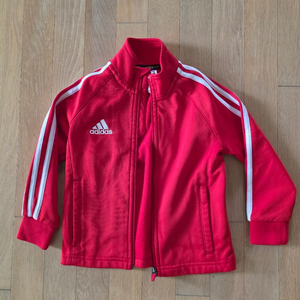 아디다스 트랙탑 빨간색 레드 유아 55(100) 트레이닝복 약기모 이미지