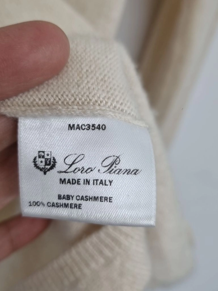 [정품] 로로피아나 Loro Piana 베이비 캐시미어 100% 니트 40 이미지