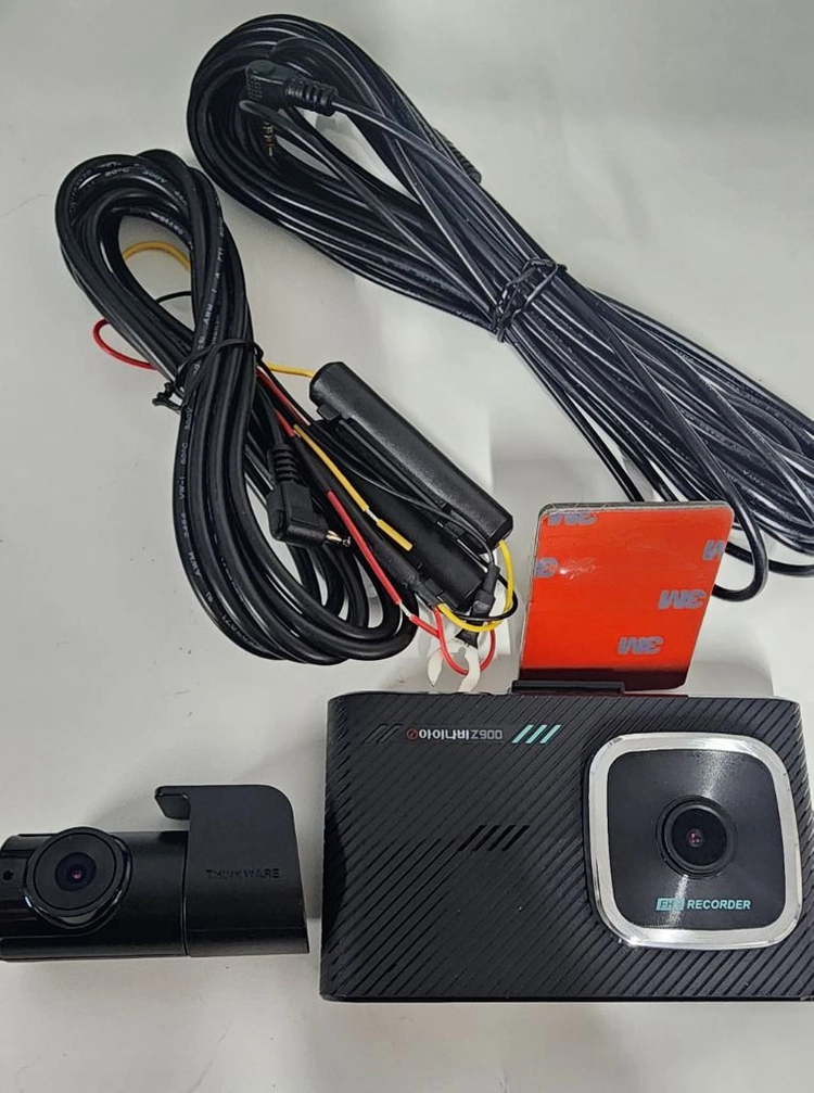 (5만5천,배터리교체후 미사용)아이나비 Z900 블랙박스(V700,V900,Z300,Z500,A100,A300 배선 이미지