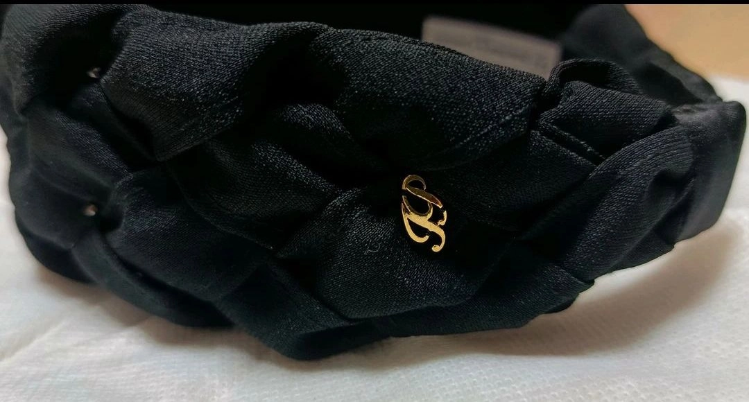 JP Clarisse 장폴클라리쎄 와이드 꼬임 헤어밴드 블랙 (송료포함) 이미지