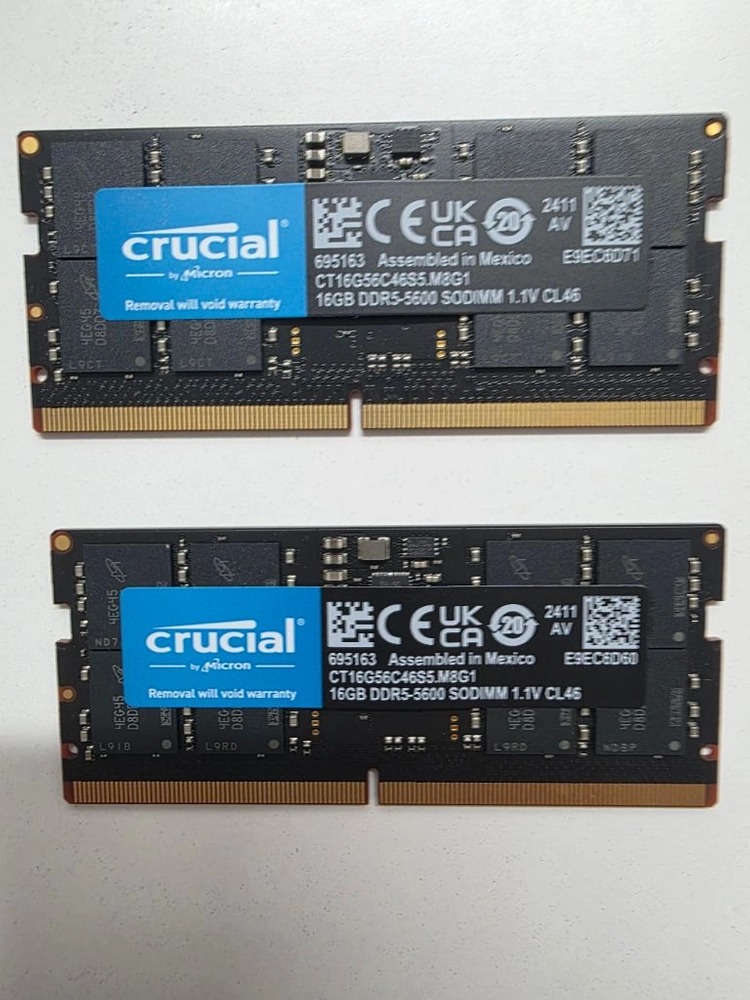 노트북 램 ddr5 5600 16g 2개 32g 이미지