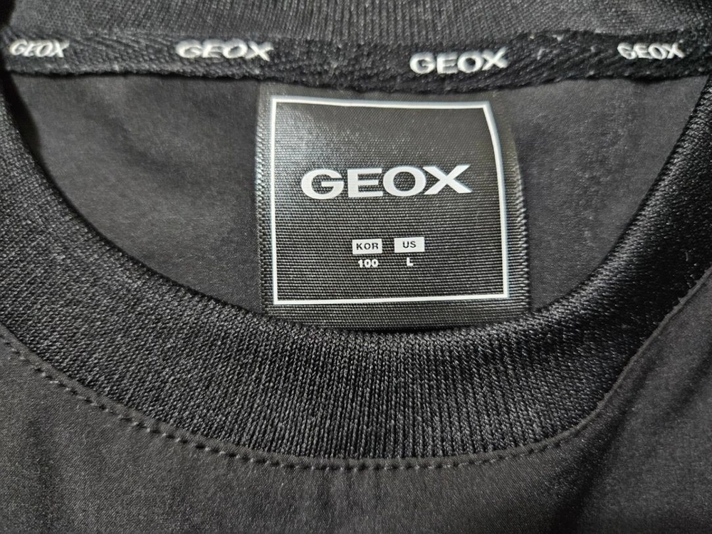 GEOX 제옥스 블랙 반팔 티셔츠 100 이미지