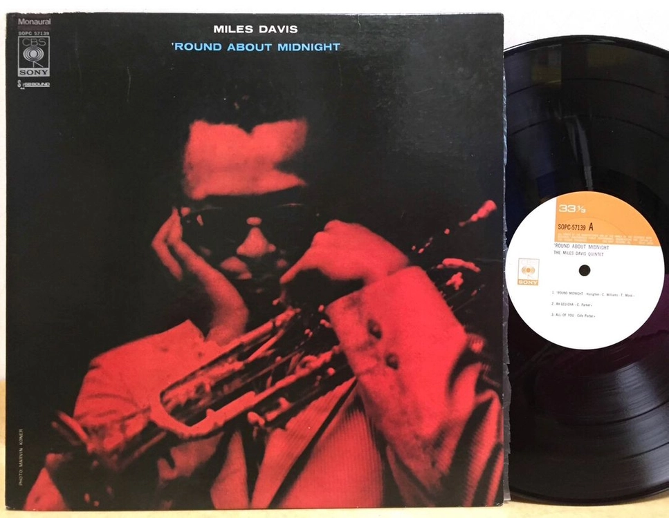 LP ; miles davis - round about midnight 마일즈 데이비스 재즈 엘피 jazz 이미지