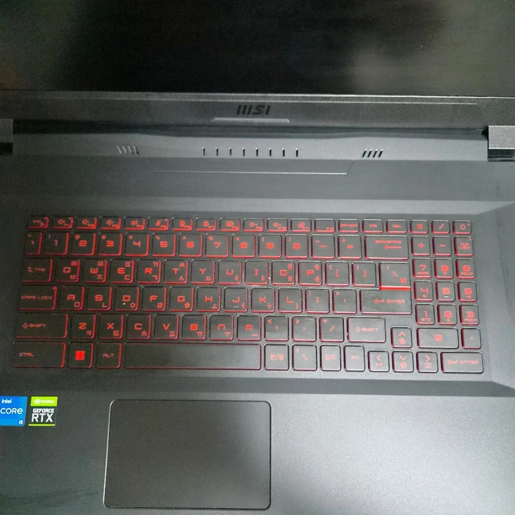 MSI Sword GF17 A11UD 게이밍 노트북 판매 이미지