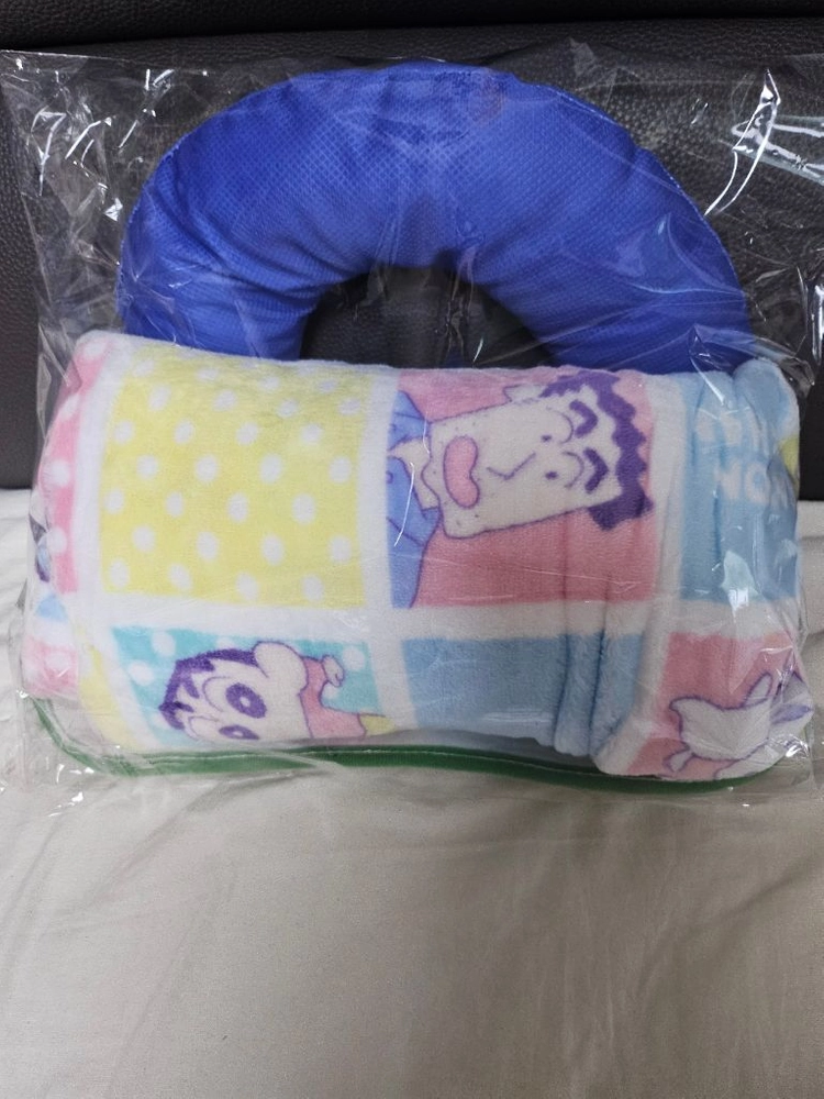 새상품)짱구는못말려 베개 담요 가방 (정품) 이미지