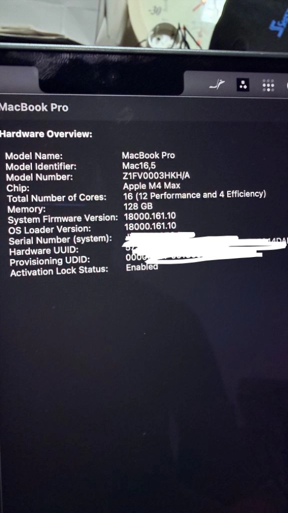 맥북프로 M4 Max 16 128GB 1tb 이미지