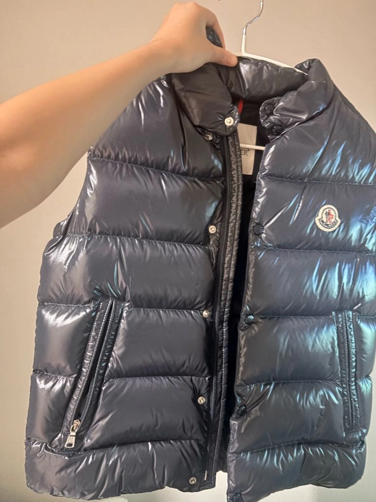 몽클레어 키즈 패딩조끼 나이트블루 12Y 이미지