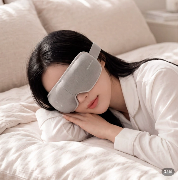 퓨어코치 무선 온열 공기압 눈마사지기 EM-100A 미개봉 새상품 이미지