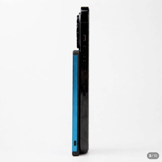 어리롭다 슬림착 초슬림 맥세이프 보조배터리 5000mAh 20W 파스텔블루 미개봉 새상품 이미지