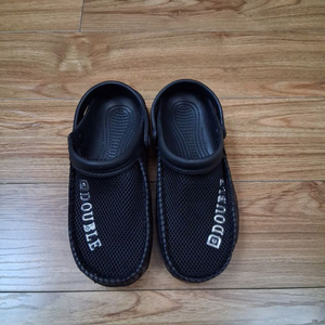 DOUBLE 블랙 샌들(새것) 이미지