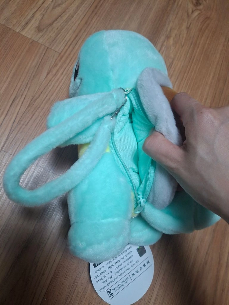 [정품/새상품]포켓몬 꼬부기 파우치 인형 이미지