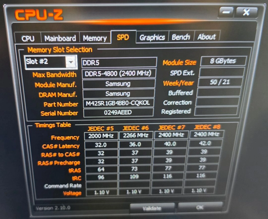 삼성 DDR5 노트북 메모리 8gb x2 총 16gb 이미지