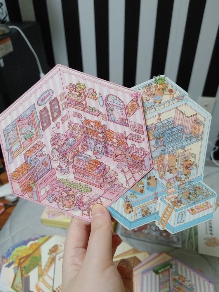 집꾸미기 DIY 스티커북 + 산리오 포커카드 카드캡터체리 타로 홀로그램 카드 일괄 이미지