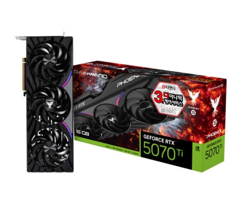 (미개봉) GAINWARD RTX5070 Ti 16GB 피닉스 이미지