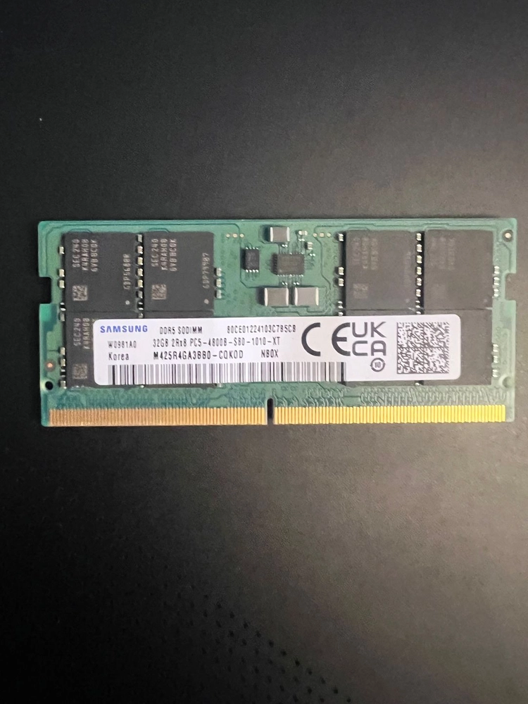 노트북용 삼성 DDR5 메모리 32GB 4800 램 이미지