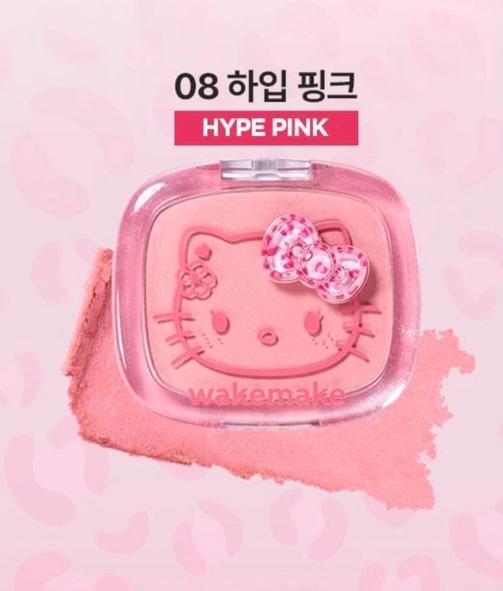 웨이크메이크 쉬어브리즈블러셔 08 하입핑크 헬로키티 1 미개봉새것 이미지