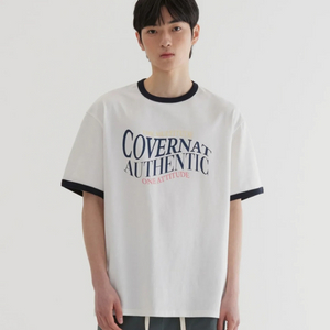 커버낫 AUTHENTIC 반팔티 화이트 L 이미지