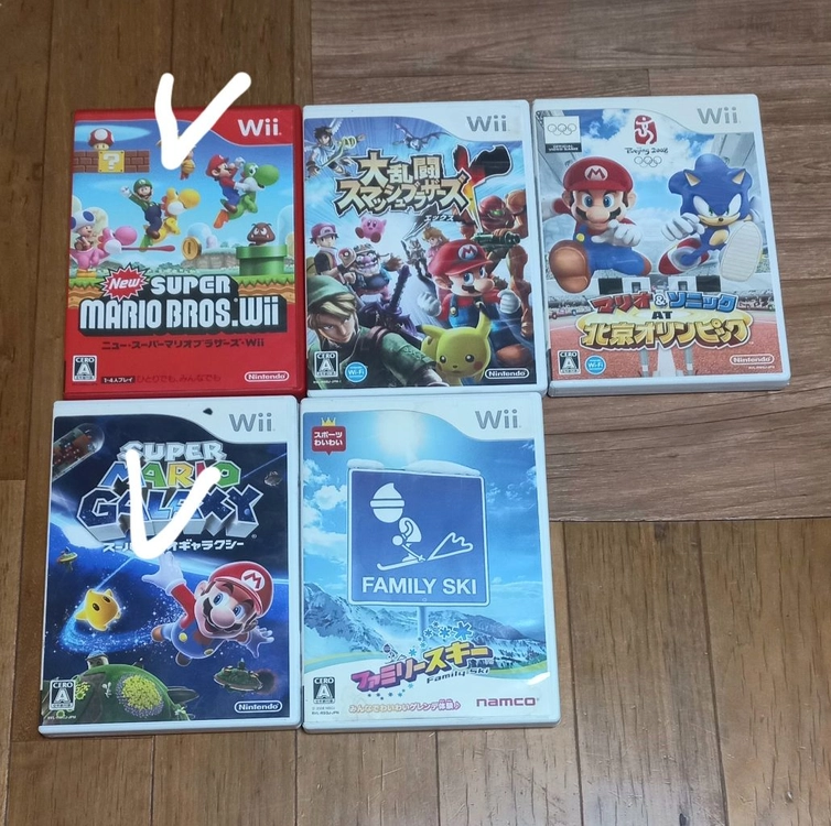 닌텐도 wii 일본판 게임 정리 이미지