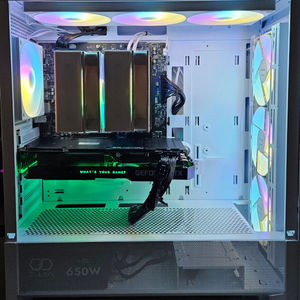 라이젠 7500F__16G__Nvme500G__GTX2070 가성비 화이트 게이밍본체 pc 이미지