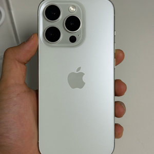 아이폰 15프로 화이트 128GB 이미지